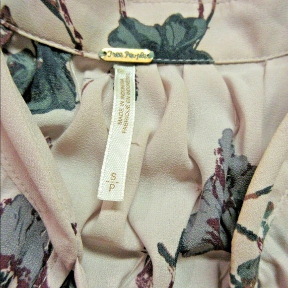 Anthropologie tunic Free People floral Sz Small - Picture 5 of 6